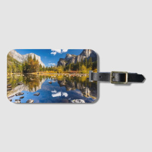 Etiqueta De Bagagem Vale de Yosemite na queda