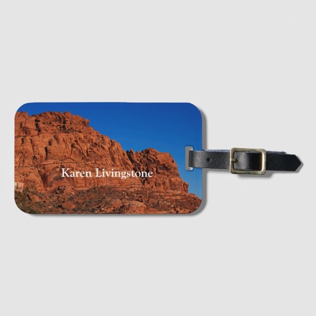 Etiqueta De Bagagem Vale do Fogo (Frente Horizontal)