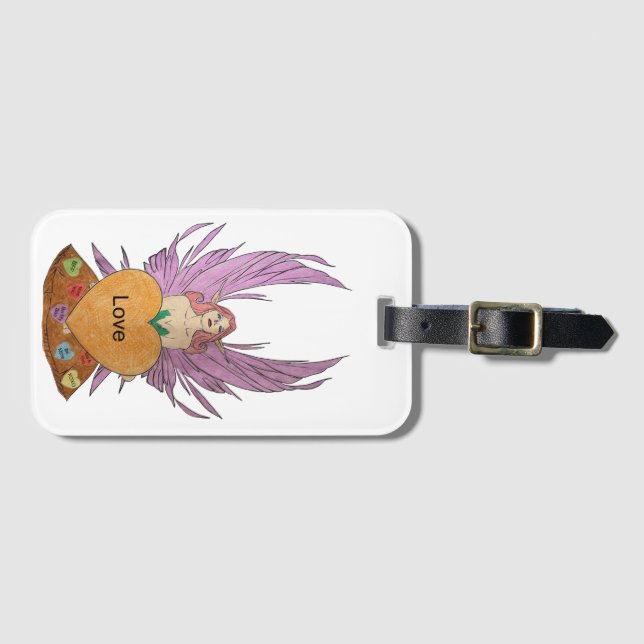 Etiqueta De Bagagem Valentines Faerie (Frente Horizontal)