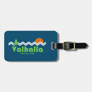 Etiqueta De Bagagem Valhalla Provincial Park Retro