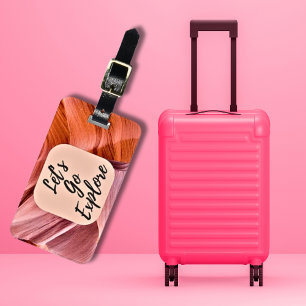 Etiqueta De Bagagem Vamos do Explorador de Vagas Viagem de Bagagem