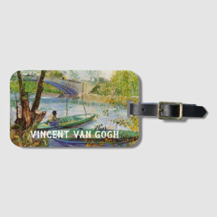 Etiqueta De Bagagem Van Gogh Pesca na Primavera, Pont de Clichy