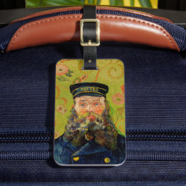 Etiqueta De Bagagem Van Gogh Postman. Retrato impressionismo