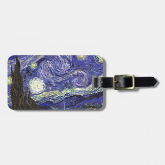 Etiqueta De Bagagem Van Gogh Starry Night