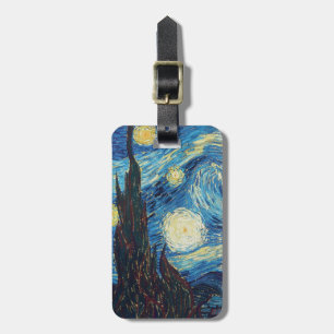 Etiqueta De Bagagem Van Gogh Starry Night Classism Arte