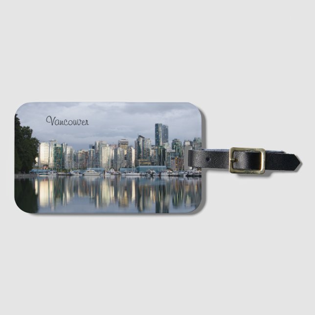 Etiqueta de Bagagem "Vancouver" (Frente Horizontal)