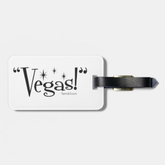 Etiqueta De Bagagem "Vegas! De "Tag da bagagem RetroLV.Com