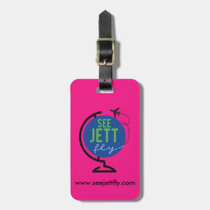 Etiqueta De Bagagem Veja a mosca de Jett - Tag da bagagem e do saco (o