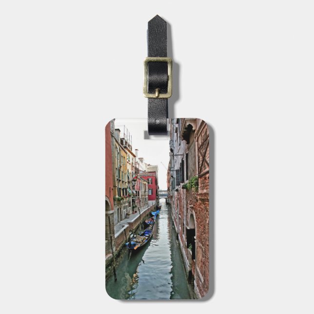 Etiqueta De Bagagem Venice Alleyway (Frente Vertical)