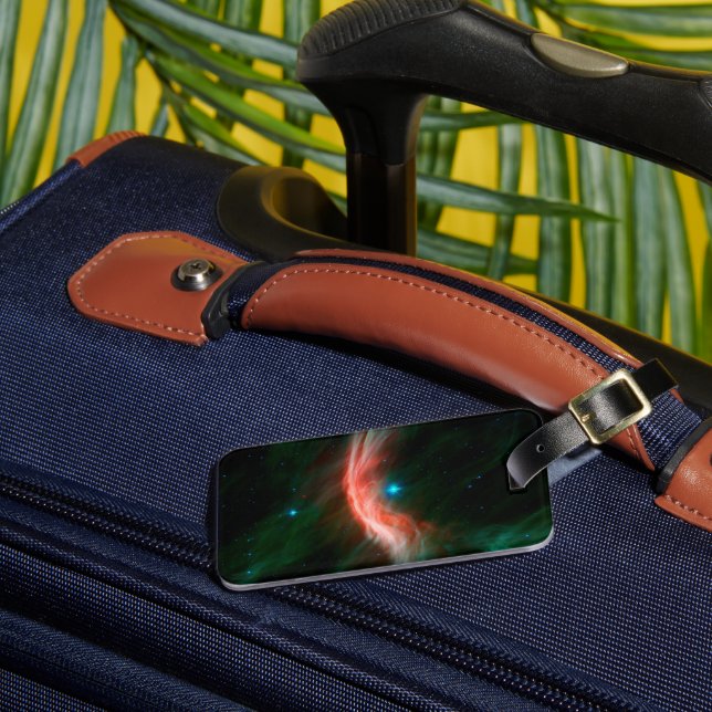 Etiqueta De Bagagem Ventos Estelares Saem De Zeta Ophiuchi. (Frente Insitu 3)