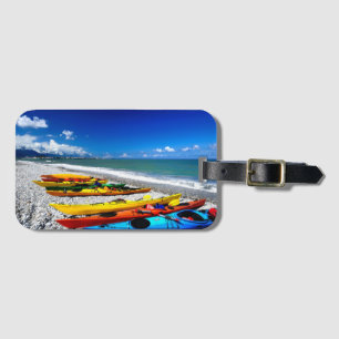 Etiqueta De Bagagem Verão que Kayaking