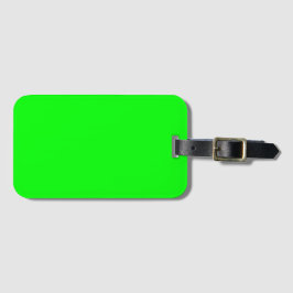 Etiqueta De Bagagem Verde