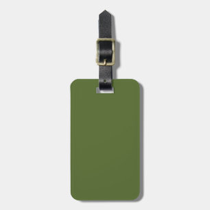 Etiqueta De Bagagem Verde-oliva estável