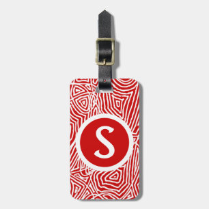 Etiqueta De Bagagem Vermelho inicial