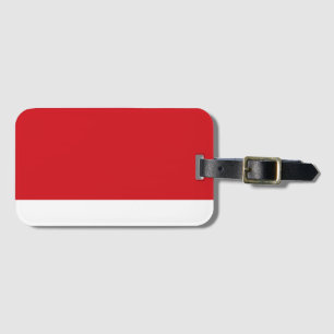 Etiqueta De Bagagem Vermelho listrado