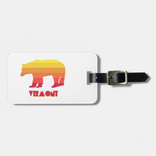 Etiqueta De Bagagem Vermont Bear