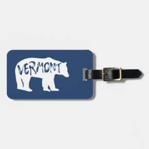 Etiqueta De Bagagem Vermont Bear