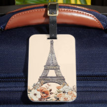 Viagem a Paris Torre Eiffel Floral Bonita