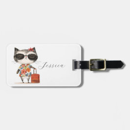 Etiqueta De Bagagem Viagem Adorável