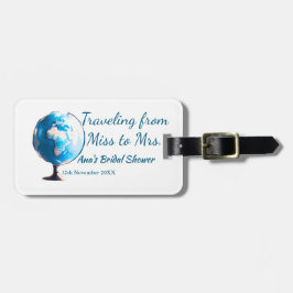 Etiqueta De Bagagem Viagem chá de lingerie adicionar nome data senhori