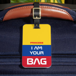 Etiqueta De Bagagem viagem Colombiano Flag & Colombia /Personalized Ba