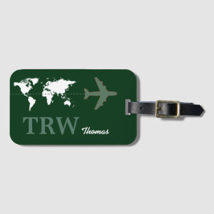 Etiqueta De Bagagem viagem com pertences personalizados