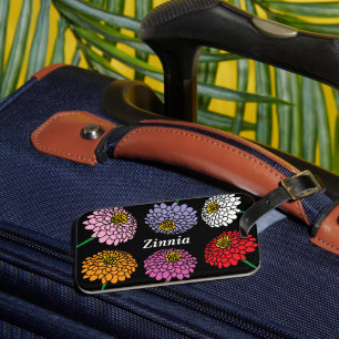 Etiqueta De Bagagem Viagem de desenho personalizado de flores de jardi