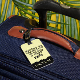 Etiqueta De Bagagem Viagem de Meninas 2023 Férias de Fim de Semana das