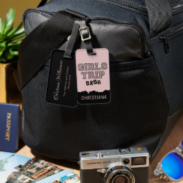 Etiqueta De Bagagem Viagem de Meninas 2023 Fim de Semana de Férias