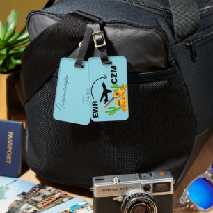 Etiqueta De Bagagem Viagem para Cozumel México