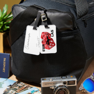 Etiqueta De Bagagem Viagem para Las Vegas Nevada Tag