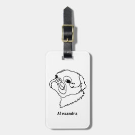 Etiqueta De Bagagem Viagens Pawsitivas