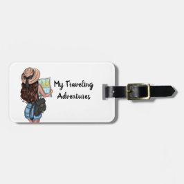 Etiqueta De Bagagem Viajante Personalizado do Mundo