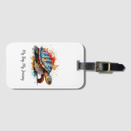 Etiqueta De Bagagem Vibrant Voyager, custom