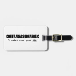 Etiqueta De Bagagem Vida Contrabassonatológica