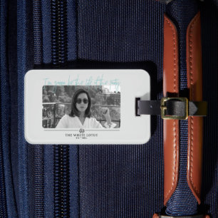 Etiqueta De Bagagem Vida do Partido - O Lotus Branco