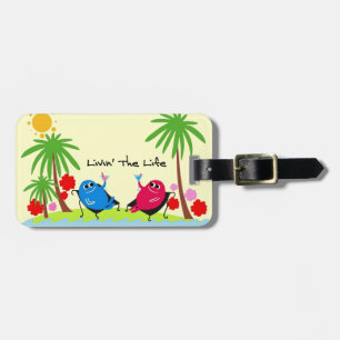 Etiqueta De Bagagem Vida na praia