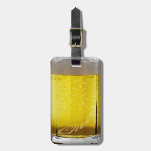 Etiqueta De Bagagem Vidro de cerveja engraçado personalizado