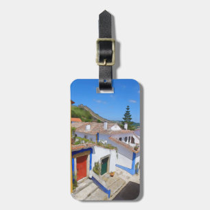 Etiqueta De Bagagem Vila da aguarela