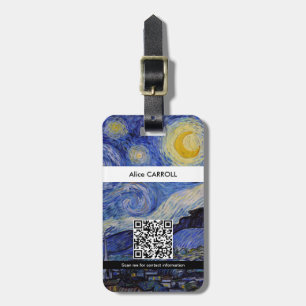 Etiqueta De Bagagem Vincent Van Gogh - A Noite Estrelada