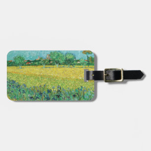 Etiqueta De Bagagem Vincent van Gogh - Campo com Íris perto de Arles