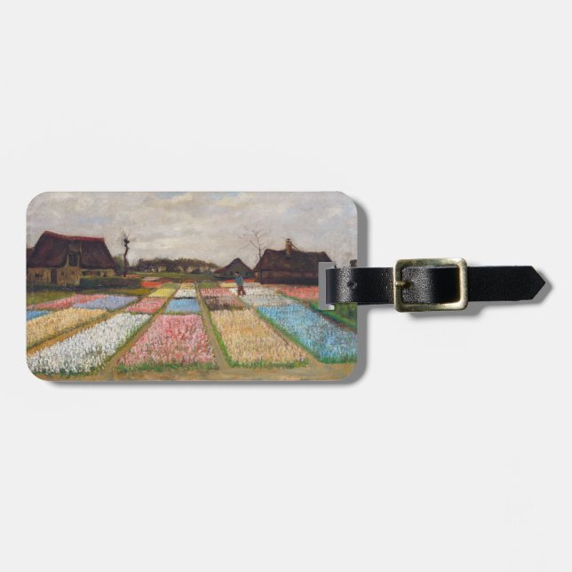 Etiqueta De Bagagem Vincent van Gogh - Flores na Holanda (Frente Horizontal)