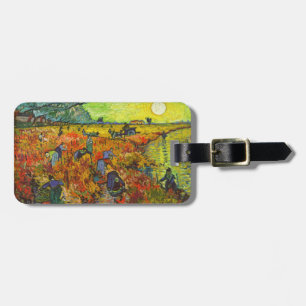 Etiqueta De Bagagem Vincent van Gogh - O Vinhedo Vermelho