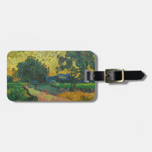 Etiqueta De Bagagem Vincent van Gogh - Paisagem ao Crepúsculo