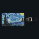 Etiqueta De Bagagem Vincent Van Gogh Starry Night Vintage Fine Art<br><div class="desc">Vincent Van Gogh Starry Night Vintage Fine Art Luartigo</div>