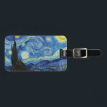 Etiqueta De Bagagem Vincent Van Gogh Starry Night Vintage Fine Art<br><div class="desc">Vincent Van Gogh Starry Night Vintage Fine Art Luartigo</div>