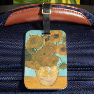 Etiqueta De Bagagem Vincent van Gogh - Vaso com Doze Girassóis