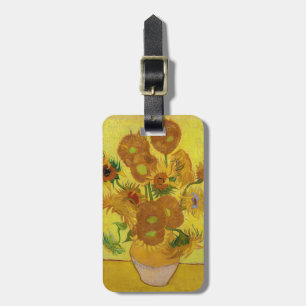 Etiqueta De Bagagem Vincent van Gogh - Vaso com Quinze Girassóis