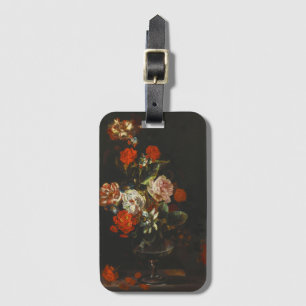 Etiqueta De Bagagem Vintage Ainda Life with Flowers