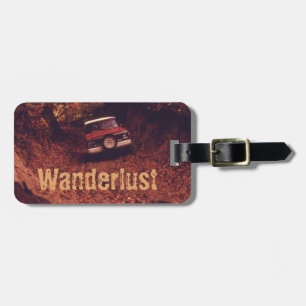 Etiqueta De Bagagem Vintage Americana Wanderlust